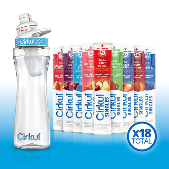 22oz. Plastic Bottle & GoSip® Black Cherry U2